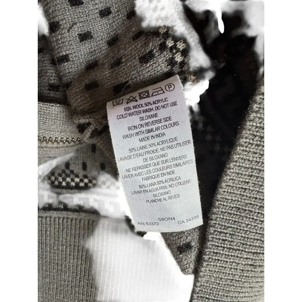 French Connection‎ Fair Isle Wool Blend Sweater women's Small